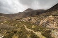 Path to Marsco in the Cuillin on the Isle of Skye. Royalty Free Stock Photo