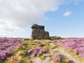 Path to Mother Cap rock formation in Derbyshire