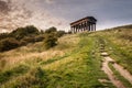 Path to Penshaw Monument Royalty Free Stock Photo