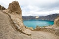 Path to Quilotoa crater lake, Ecuador