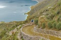 Path to Quilotoa Lake, Ecuador Royalty Free Stock Photo