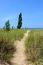 Path to St. Joseph Lighthouse Royalty Free Stock Photo