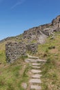 Path to Stanage Edge Derbyshire England Royalty Free Stock Photo