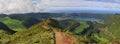 Path to a viewpoint at Sete Cidades, San Miguel, Azores Royalty Free Stock Photo