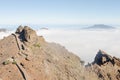 Path on top of the volcanic island of La Palma.