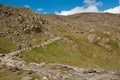 Path up Coniston Old Man Royalty Free Stock Photo