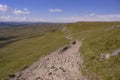 The Path up Pen-y-ghent Royalty Free Stock Photo