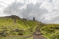 Path up to old man of Storr Royalty Free Stock Photo