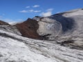 The path from the volcano to the ocean through the snowfields