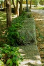 Path of wall of stones Royalty Free Stock Photo