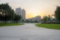 Path way in Fushan park of Jiangmen Royalty Free Stock Photo