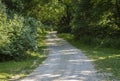 A path through Winterset Park in Iowa