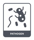 pathogen icon in trendy design style. pathogen icon isolated on white background. pathogen vector icon simple and modern flat