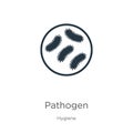 Pathogen icon vector. Trendy flat pathogen icon from hygiene collection isolated on white background. Vector illustration can be
