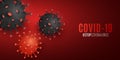 Pathogen organism Coronavirus. Covid-19 epidemic infectious disease. Cellular infection. Realistic virus model for your science