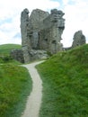 Pathway to the ruins Royalty Free Stock Photo