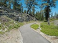 Frasier Falls Trail, Sierra Nevada range Royalty Free Stock Photo