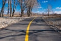 Pathway in Fish Creek Provincial Park, Calgary, Alberta Royalty Free Stock Photo