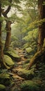 Enchanting Forest Trail A Mori Kei Inspired Landscape Painting