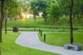 Pathway in the park.