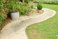 Pathway in the garden Royalty Free Stock Photo