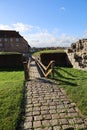 Pathway in the garden of the Sonderborg Castle