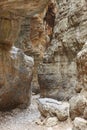 Pathway at Imbros Gorge. Crete. Greece Royalty Free Stock Photo