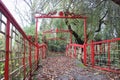 Pathway in a local park Royalty Free Stock Photo