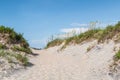 Pathway Through Sand Dunes at Nags Head, North Carolina Royalty Free Stock Photo