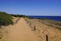 Pathway sandy walking path beach access in west france Talmont-Saint-Hilaire