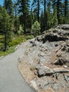 Frasier Falls Trail in the Sierra Nevada range Royalty Free Stock Photo