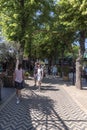 Pathway in the Tivoli Gardens Copenhagen