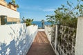 Pathway to the sea in Marbella Royalty Free Stock Photo