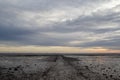 Pathway to the Thames at Westcliff, Essex, England, United Kingdom Royalty Free Stock Photo