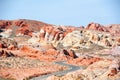 Pathway to the valley of fire state park Nevada Royalty Free Stock Photo