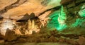 Pathway underground cave in forbidden cavers near sevierville tennessee Royalty Free Stock Photo