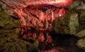 Pathway underground cave in forbidden cavers near sevierville tennessee Royalty Free Stock Photo