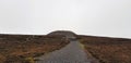 Pathway up to Knocknarea and Queen Maeve`s Tomb Royalty Free Stock Photo