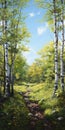 A Joyful Celebration Of Nature Hyperrealistic Landscapes In The Style Of Patrick Brown