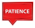 Patience misty rose pink banner button