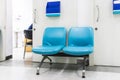 Patient chair for sitting in front of the examination room wait to see a doctor in the hospital Royalty Free Stock Photo