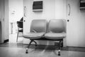 Patient chair for sitting in front of the examination room wait to see a doctor in the hospital Royalty Free Stock Photo