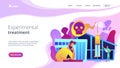 Drug rehab center concept landing page.