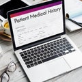 Patient Medical History Form Concept Royalty Free Stock Photo