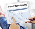 Patient Medical History Form Concept Royalty Free Stock Photo