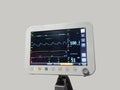 Patient oxygen and heart rate monitor machine screen. Royalty Free Stock Photo