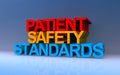 patient safety standards on blue