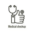 Patient Satisfaction Icon with patient experience imagery and rating idea