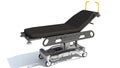 Patient Stretcher medical equipment 3D rendering on white background