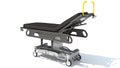 Patient Stretcher Trolley 3D rendering on white background